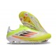 Crampons Adidas F50+ Laceless FG Jaune Noir