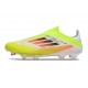 Crampons Adidas F50+ Laceless FG Jaune Noir