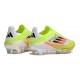 Crampons Adidas F50+ Laceless FG Jaune Noir