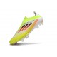 Crampons Adidas F50+ Laceless FG Jaune Noir