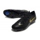 Nike Phantom Luna II Elite FG Noir Or Monnaie Métallique