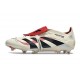adidas Predator Foldover Tongue Elite FG Blanc Cassé Noir Rubis Pur