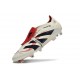 adidas Predator Foldover Tongue Elite FG Blanc Cassé Noir Rubis Pur