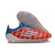 Adidas F50 Elite Sans Lacets FG Rouge Bleu Blanc