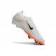 Nike Air Zoom Mercurial Vapor16 Elite FG Blanc Noir Orange