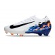 Nike Air Zoom Mercurial Vapor16 Elite FG Blanc Noir Bleu