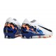Nike Air Zoom Mercurial Vapor16 Elite FG Blanc Noir Bleu