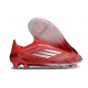 Adidas F50 Elite Sans Lacets FG Rouge Argent
