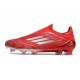 Adidas F50 Elite Sans Lacets FG Rouge Argent