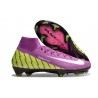 Chaussure Nike Mercurial Superfly X Elite FG Violet Jaune Blanc