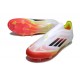 Adidas F50 Elite Sans Lacets FG Blanc Noir Jaune Solaire Rouge
