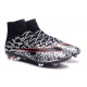 2015 Nouvelle Chaussure Nike Mercurial Superfly IV FG Léopard Blanc Rouge Noir