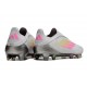 Adidas F50 Elite Sans Lacets FG Gris Rose