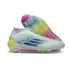 Chaussure Adidas F50 Elite Mid FG Stellar Icon - Bleu Jaune