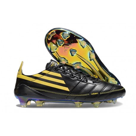Chaussure Adidas F50 Elite FG Noir Jaune