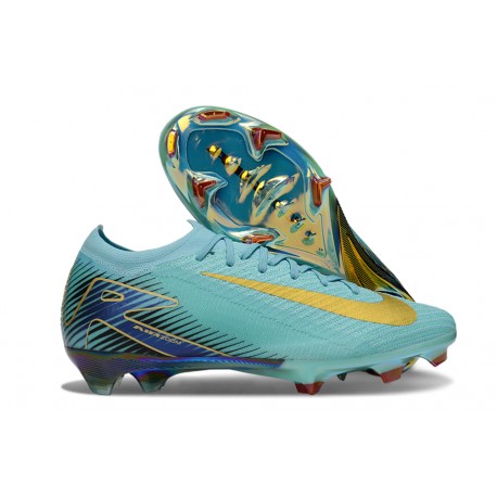 Nike Air Zoom Mercurial Vapor16 Elite FG Bleu Or