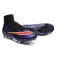 Nouveau Chaussure de Football Nike Mercurial Superfly CR FG Léopard Violet Noir Rouge