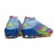Chaussure Adidas F50 Elite Mid FG Bleu Fusion Citron Lucide Rose