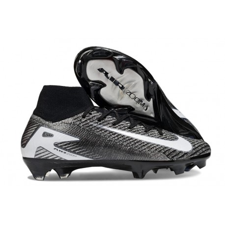 Nike Zoom Mercurial Superfly 10 Elite FG Noir Blanc