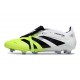 adidas Predator Foldover Tongue Elite FG Blanc Noir Citron Lucid