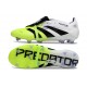adidas Predator Foldover Tongue Elite FG Blanc Noir Citron Lucid