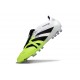 adidas Predator Foldover Tongue Elite FG Blanc Noir Citron Lucid