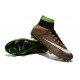 Nouveau Chaussure de Football Nike Mercurial Superfly CR FG Vert Noir Blanc Multicolore