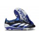 Chaussure de foot adidas Predator Elite FG Noir Bleu Blanc