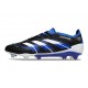 Chaussure de foot adidas Predator Elite FG Noir Bleu Blanc