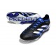 Chaussure de foot adidas Predator Elite FG Noir Bleu Blanc