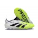 Chaussure de foot adidas Predator Elite FG Blanc Noir Citron Lucid
