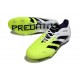Chaussure de foot adidas Predator Elite FG Blanc Noir Citron Lucid