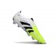 Chaussure de foot adidas Predator Elite FG Blanc Noir Citron Lucid