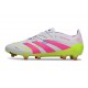 Chaussure de foot adidas Predator Elite FG Blanc Rose