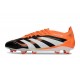 Chaussure de foot adidas Predator Elite FG Noir Blanc Orange