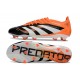 Chaussure de foot adidas Predator Elite FG Noir Blanc Orange