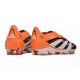 Chaussure de foot adidas Predator Elite FG Noir Blanc Orange
