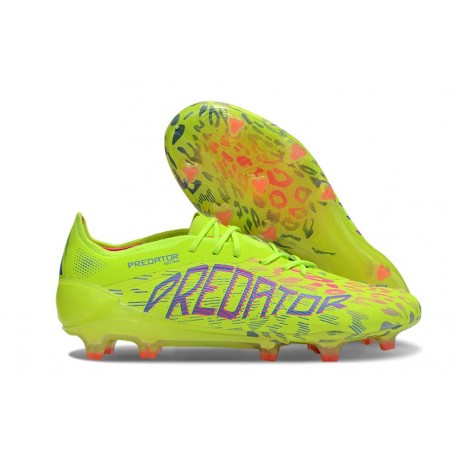 Chaussure de foot adidas Predator Elite FG Jaune Rose
