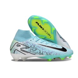 Chaussure Nike Mercurial Superfly X Elite FG Vert Noir Blanc