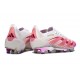 Chaussure de foot adidas Predator Elite FG Rose Blanc