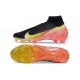 Chaussure Nike Mercurial Superfly X Elite FG Noir Jaune Rouge