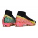 Chaussure Nike Mercurial Superfly X Elite FG Noir Jaune Rouge