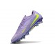 Nike Phantom 6 Low Elite FG Crampon Violet Jaune