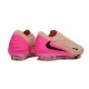Nike Phantom 6 Low Elite FG Crampon Rose Noir