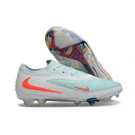 Nike Phantom 6 Low Elite FG Crampon Vert Blanc Orange
