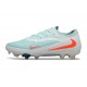 Nike Phantom 6 Low Elite FG Crampon Vert Blanc Orange