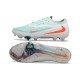 Nike Phantom 6 Low Elite FG Crampon Vert Blanc Orange