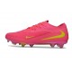 Nike Phantom 6 Low Elite FG Crampon Rose Jaune