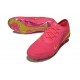 Nike Phantom 6 Low Elite FG Crampon Rose Jaune