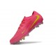 Nike Phantom 6 Low Elite FG Crampon Rose Jaune